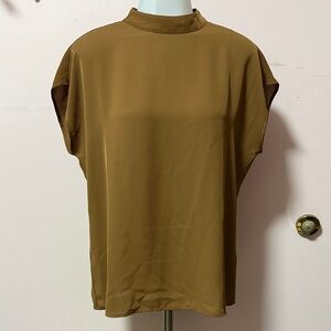 Halogen Tan Women's Blouse